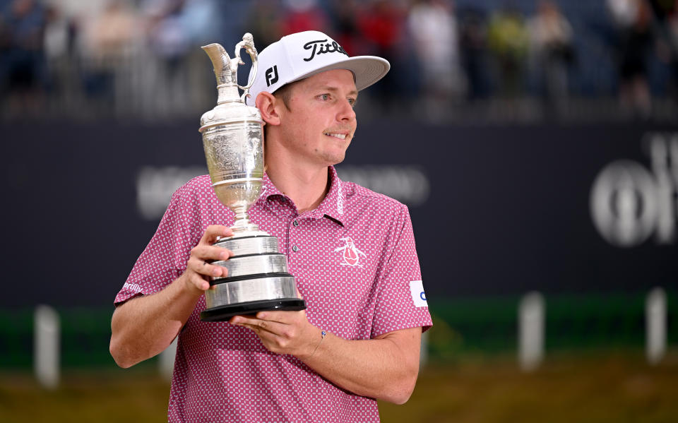 Cameron Smith, pictured here with the Claret Jug after winning the British Open.