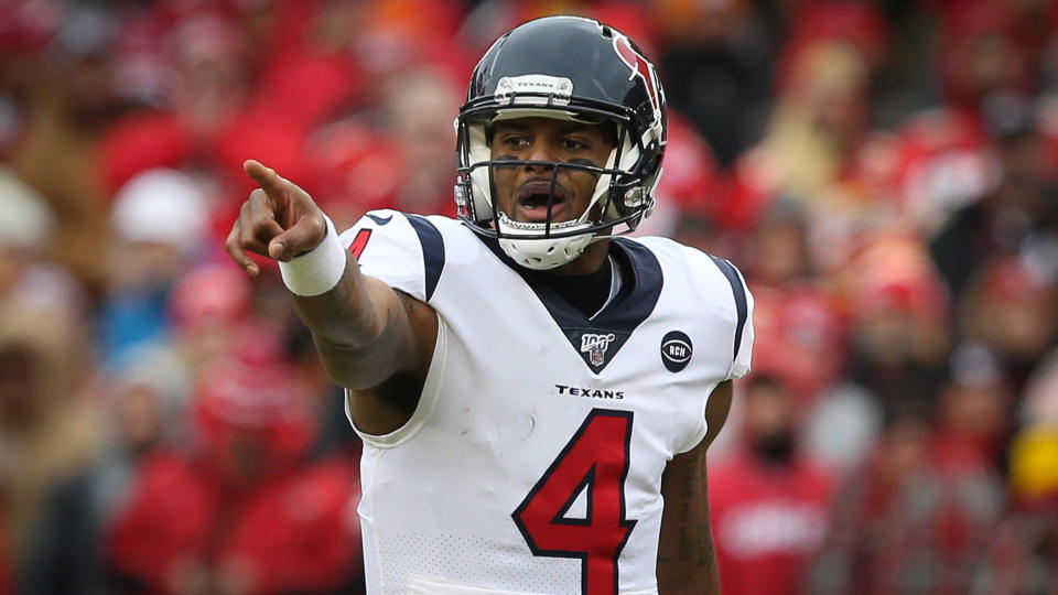 A few baffling moves by the Houston Texans have lowered Deshaun Watson's fantasy ceiling. (Photo by Scott Winters/Icon Sportswire via Getty Images)