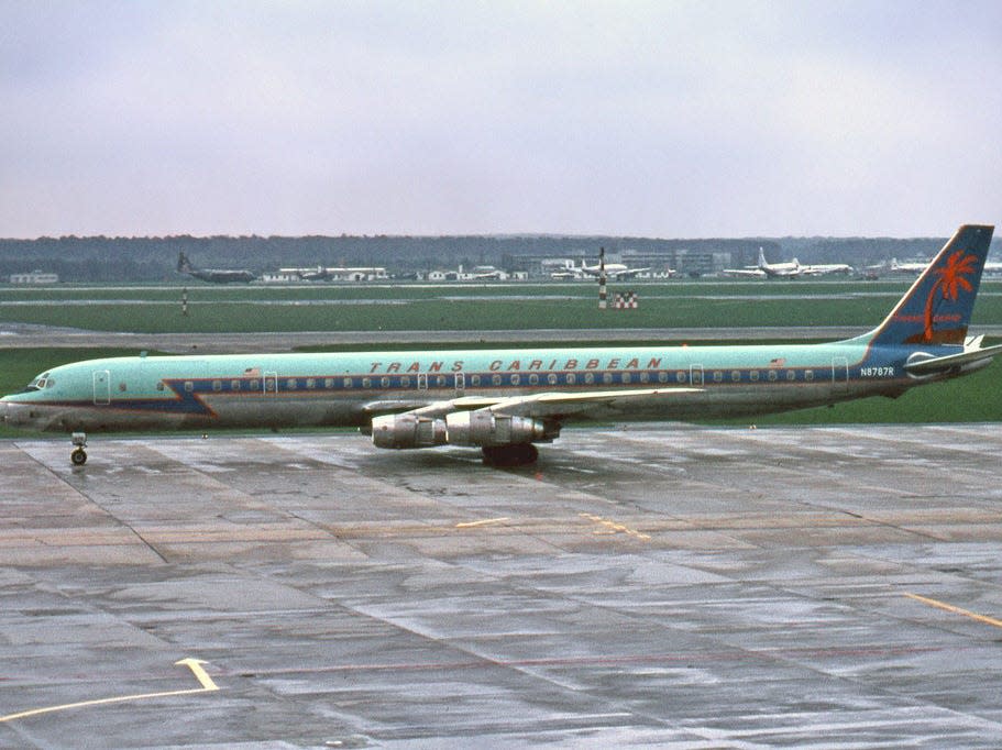 Trans Caribbean Airways DC-8.