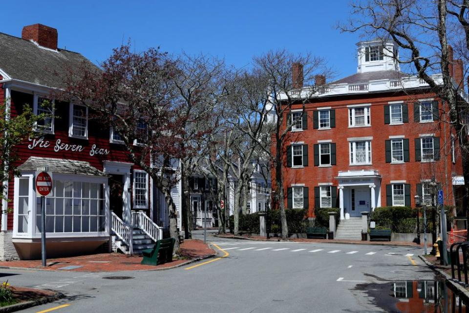 <p>History buffs will go crazy for all of the old architecture located in the heart of Nantucket, which is most lively in the spring, summer, and early fall months. <a href="https://www.jaredcoffinhouse.com/" rel="nofollow noopener" target="_blank" data-ylk="slk:The Jared Coffin House" class="link ">The Jared Coffin House</a>, for example—which opens for the year in the spring—was first built in the 1800s. You can now stay in the historic mansion-turned-hotel, which is just about four minutes from Main Street. There, you'll walk along the iconic cobblestone street to the town's amazing restaurants (like <a href="http://straightwharfrestaurant.com/" rel="nofollow noopener" target="_blank" data-ylk="slk:Straight Wharf Restaurant" class="link ">Straight Wharf Restaurant</a>), boutiques, and, of course, shores. <a href="https://nantucket.net/nantucket_beaches/brant-point-lighthouse/" rel="nofollow noopener" target="_blank" data-ylk="slk:The Brand Point Lighthouse" class="link ">The Brand Point Lighthouse</a> is a must-see, especially at sunset! </p><p><a class="link " href="https://go.redirectingat.com?id=74968X1596630&url=https%3A%2F%2Fwww.tripadvisor.com%2FTourism-g29527-Nantucket_Massachusetts-Vacations.html&sref=https%3A%2F%2Fwww.countryliving.com%2Flife%2Ftravel%2Fg42473731%2Fromantic-getaways-in-new-england%2F" rel="nofollow noopener" target="_blank" data-ylk="slk:Shop Now">Shop Now</a></p>