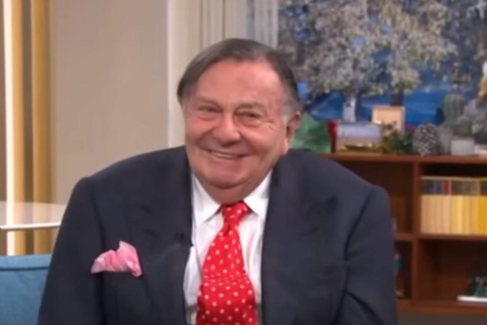 Barry Humphries appearing on ‘This Morning’ in 2021 (ITV)