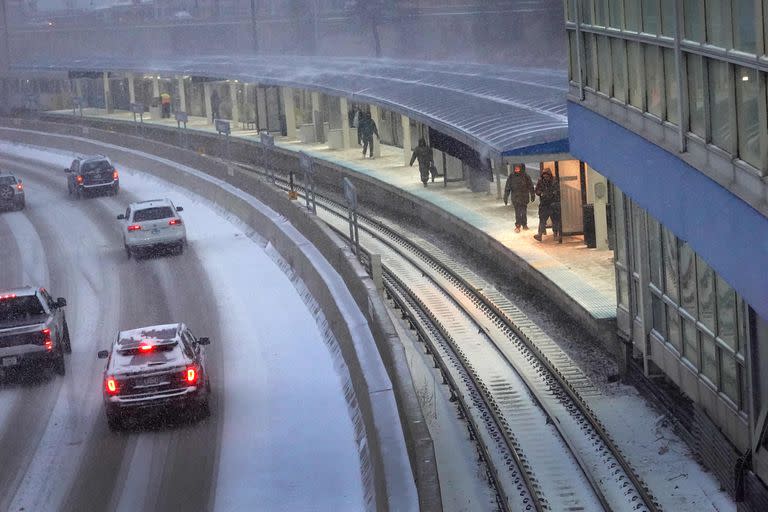 Tormenta; nieve; Chicago; mundo