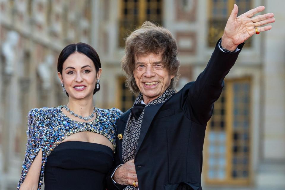 Melanie Hamrick and Mick Jagger (EPA)