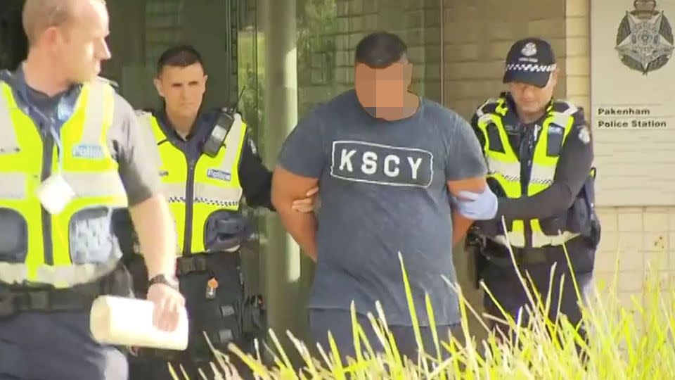 A Pakenham man was found on Monday afternoon and faces 41 charges. Source: 7 News