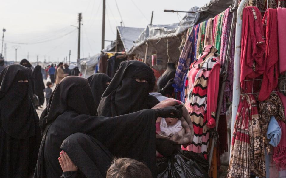 Women in Al Hol camp in Syria - The Telegraph