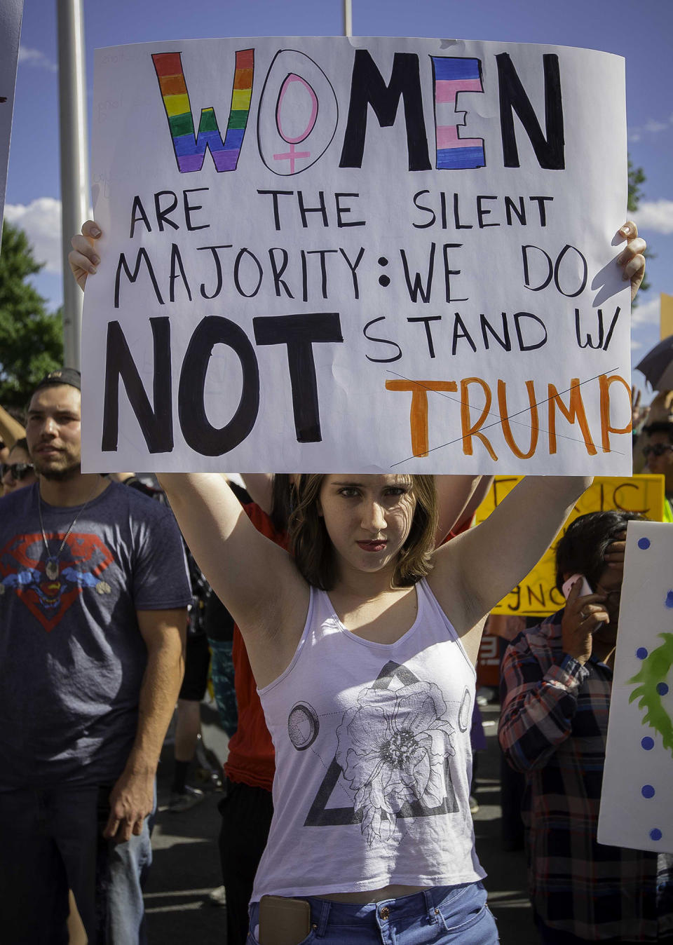Protests erupt at Donald Trump’s Albuquerque rally