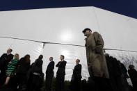 <p>Attendees await the start of funeral service for U.S. evangelist Billy Graham at the Billy Graham Library in Charlotte, N.C., March 2, 2018. (Photo: Jonathan Drake/Reuters) </p>