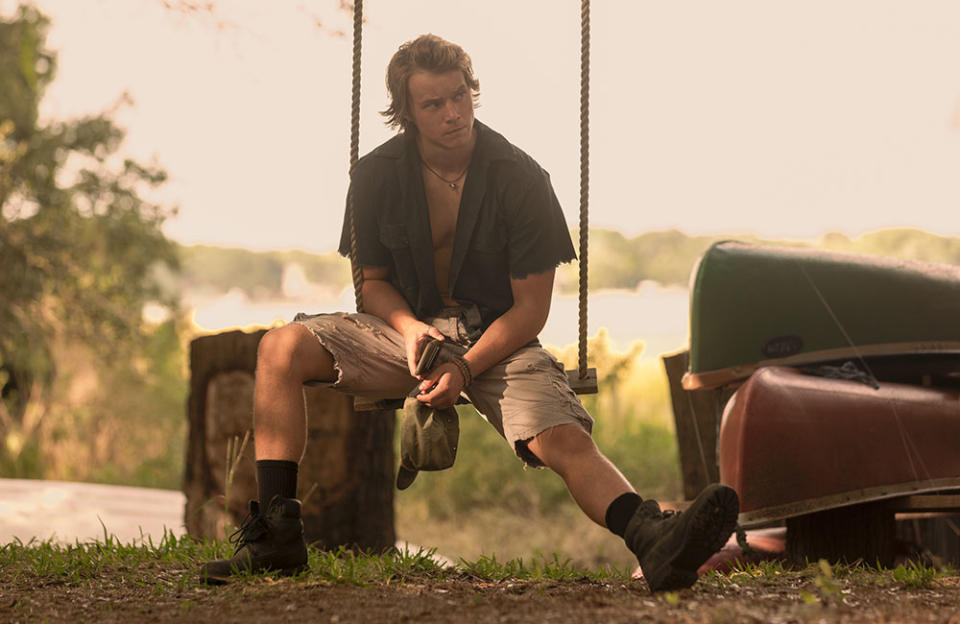 Rudy Pankow in Outer Banks - Credit: Courtesy of Jackson Lee/Netflix