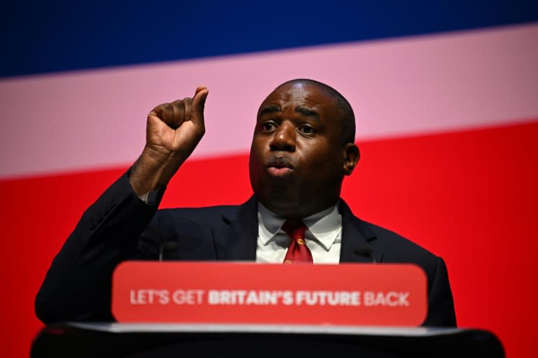 David Lammy is likely to become foreign secretary if Labour wins the general election (Paul ELLIS)