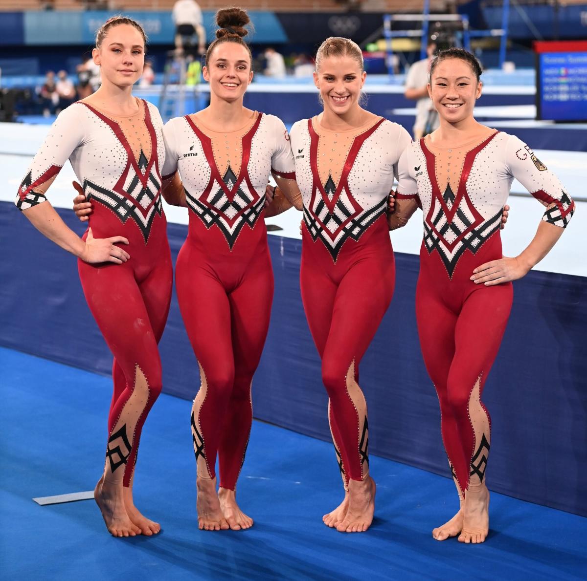 German Gymnasts Wear Full-Body Unitards at Tokyo Olympics to Feel