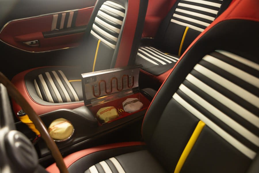 On Jan. 29, McDonald’s unveiled Hamburglar’s Burgercuda getaway car – a custom 1970 Plymouth Barracuda featuring the character’s signature black-and-white stripes and burger-themed features – including a burger warming console.