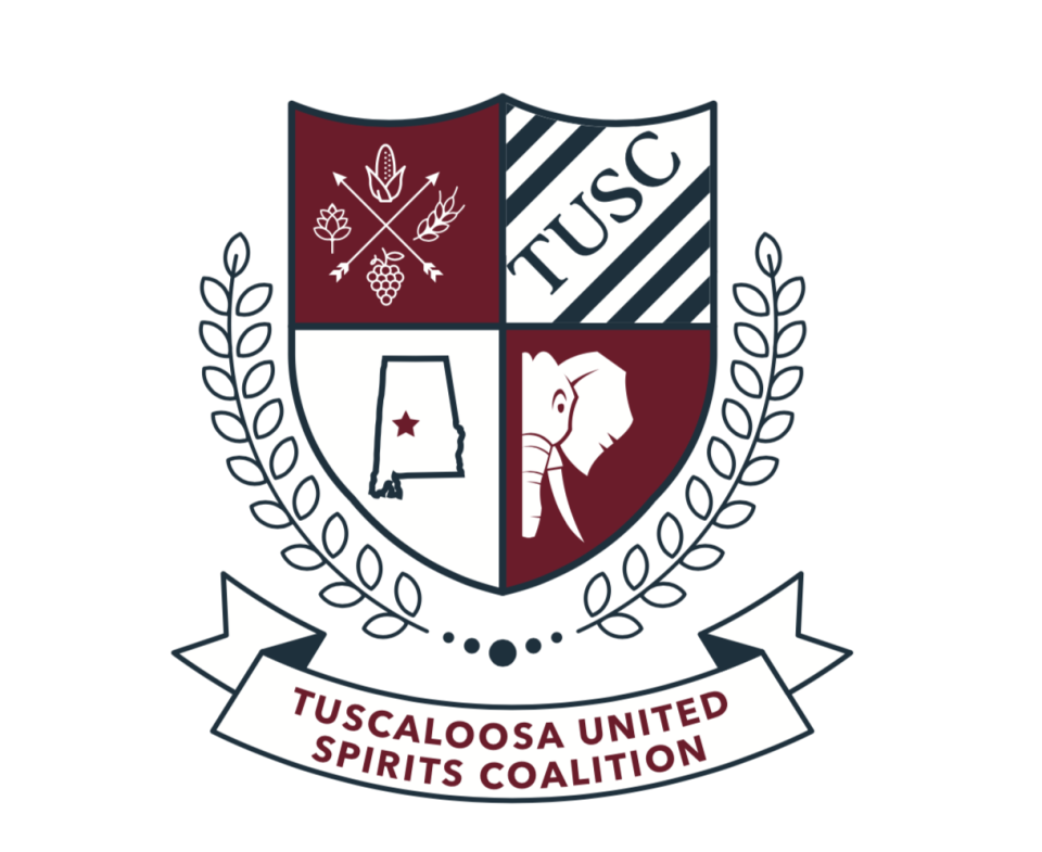 The logo for the Tuscaloosa United Spirits Coalition, introduced by Chad Smith, owner of Alcove International Tavern and co-owner of Loosa Brews. (Photo courtesy of Chad Smith)