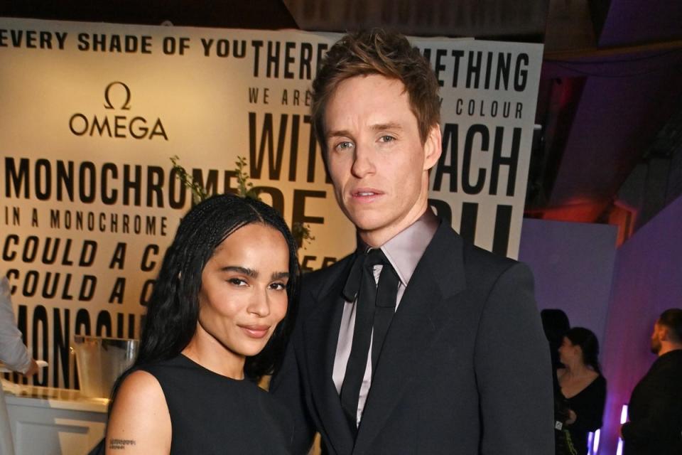 Zoe Kravitz and Eddie Redmayne (Dave Benett/Getty Images for OME)