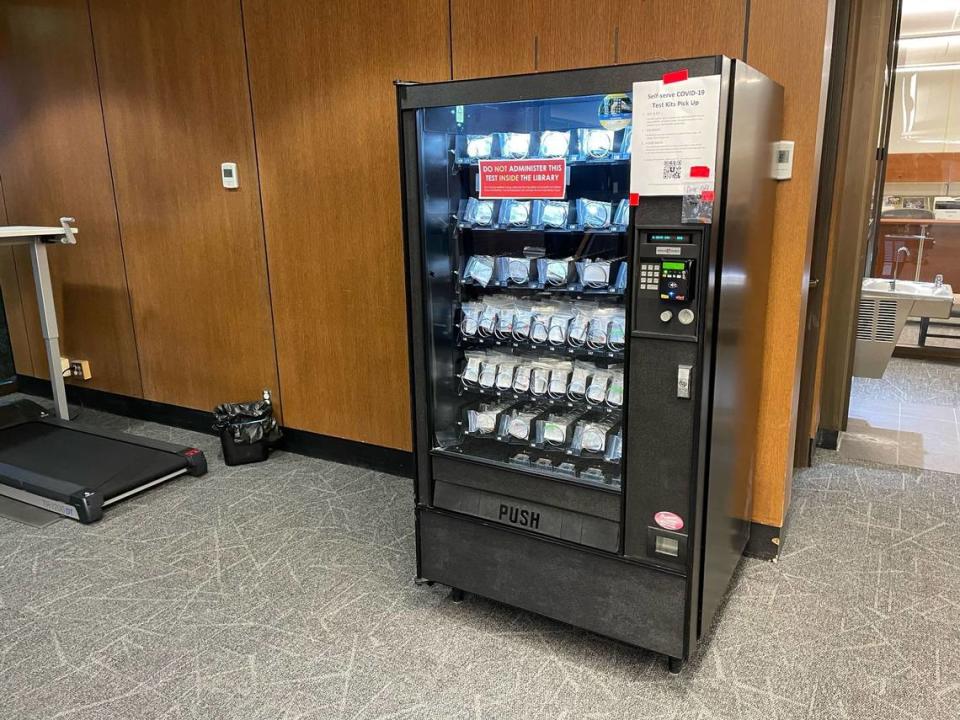 The tests in the vending machines are free for asymptomatic enrolled students, faculty and staff at University of Utah. There are other testing options for those who are showing symptoms.