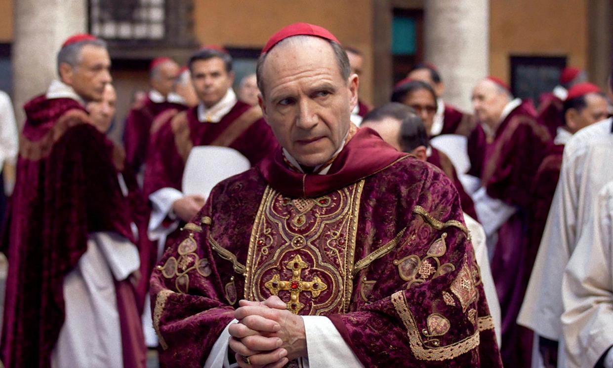 <span>Ralph Fiennes in Conclave.</span><span>Photograph: Courtesy of Focus Features. ? 2024 All Rights Reserved./AP</span>