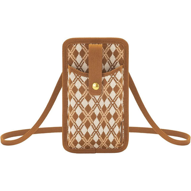 JW PEI Aylin Canvas & Quinn Vegan Leather Cell Phone Crossbody Bag