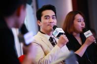 <p>Song Seung-heon “Saimdang” Press Conference (Photo: Singtel) </p>
