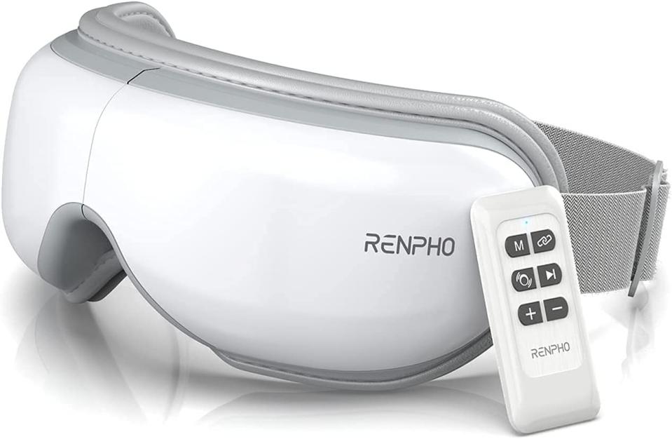 Renpho Eyeris1 Eye Mask with Heat & Remote Control. Image via Amazon.