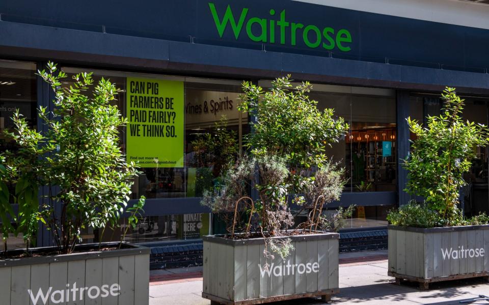 Waitrose has announced a tie-up with Just Eat