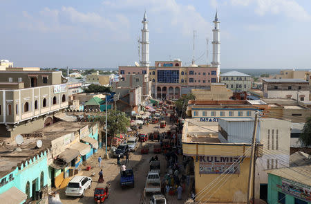 FILE PHOTO: A general view shows a street in the southern city of Baidoa, Somalia November 3, 2018. REUTERS/Feisal Omar/File Photo