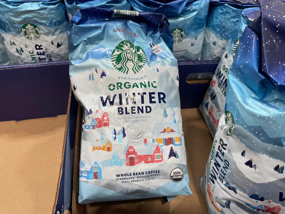 Starbucks organic winter blend.