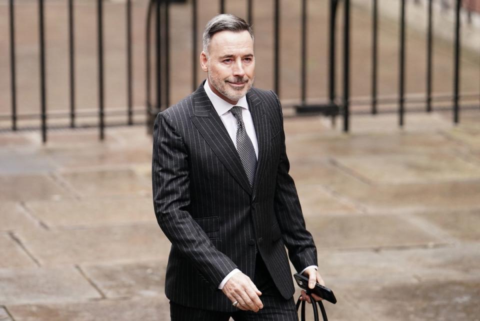 David Furnish was at the High Court earlier this week for the first stage of his phone hacking claim (PA)