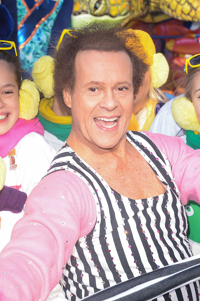 Richard Simmons at the 87th Annual Macy’s Thanksgiving Day Parade in 2013, a year before he dropped out of the public eye. (Photo: Getty)