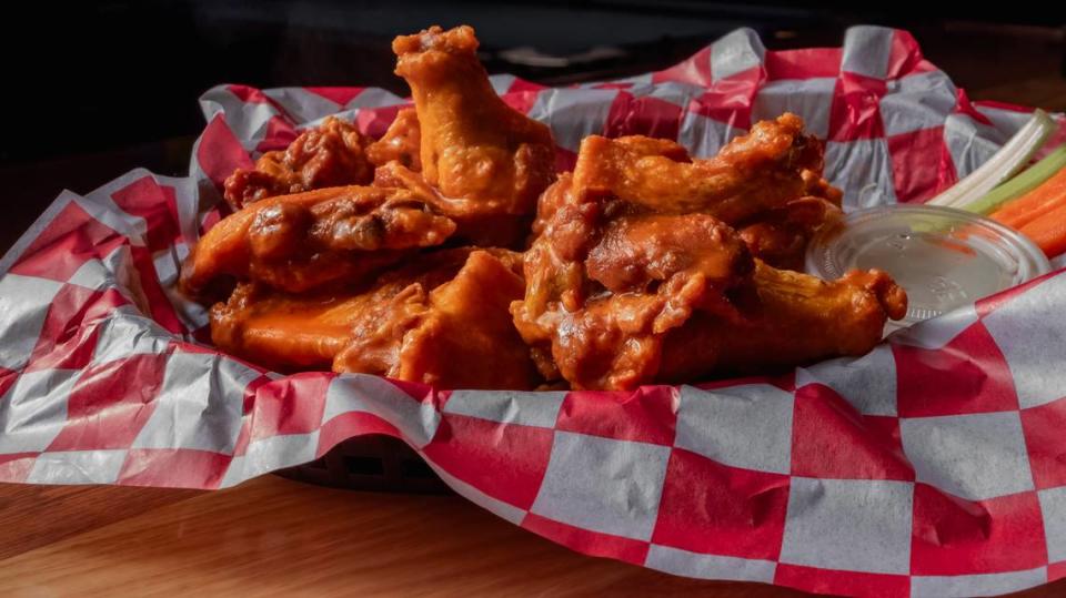 Buffalo Chicken Wings are a best seller at Jaxx Sports Bar & Grill, 1035 Hasko Road, Palmetto, in Palm Plaza 1.