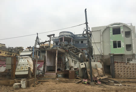 Damaged houses are pictured following Cyclone Fani in Puri, in the eastern state of Odisha, India, May 5, 2019. REUTERS/Jatindra Dash