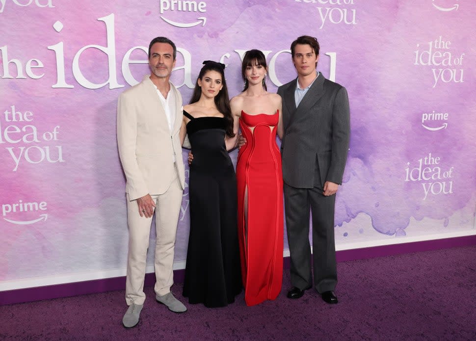 Reid Scott, Ella Rubin, Anne Hathaway and Nicholas Galitzine at 'The Idea of You' premiere