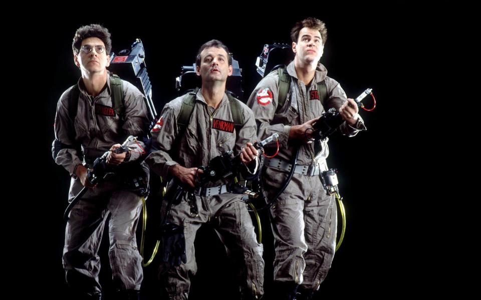 Harold Ramis, Bill Murray and Dan Aykroyd in Ghostbusters