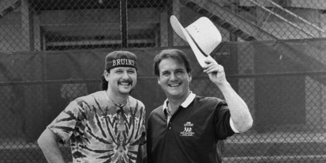 Tug McGraw, Tim McGraw, his son, at Tug's Hall of Fame plaque with his  Phillies…