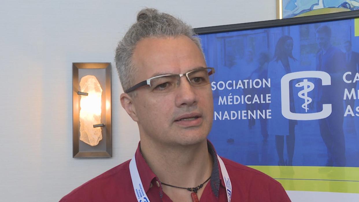 Dr. Stephen Major, a family physician in St. John's, is the incoming president of the province's medical association. He was critical of the provincial budget introduced last week, saying it was light on urgent issues. (Meg Roberts/CBC - image credit)