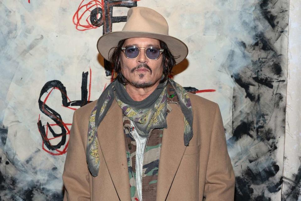 <p>Dimitrios Kambouris/Getty</p> Johnny Depp on Sept. 30, 2024