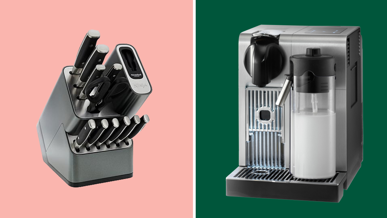 Shop QVC markdowns on knife sets, espresso machines and more.