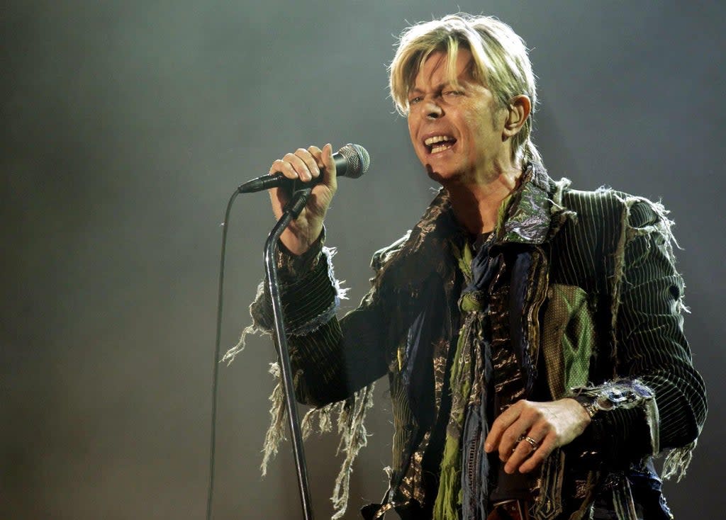 David Bowie performs live onstage during the Isle of Wight festival (PA) (PA Archive)