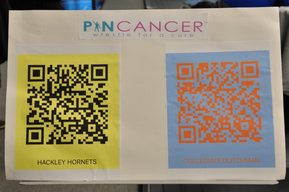 Hackley's Pin Cancer fundraiser.