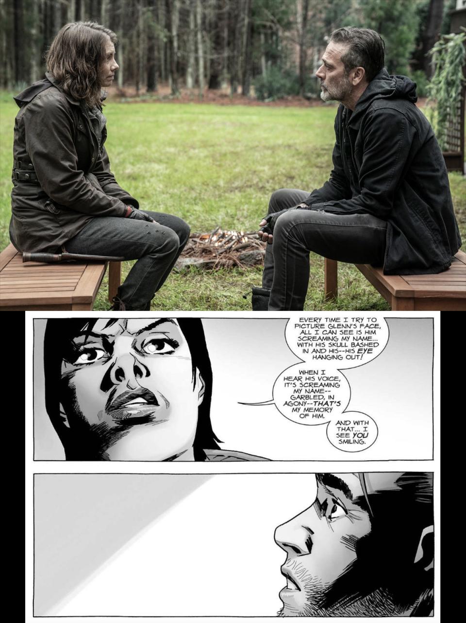 TWD 1124 Maggie and Negan