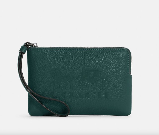 I'm a shopping editor and I'm buying this $23 Coach Outlet wristlet for  Christmas