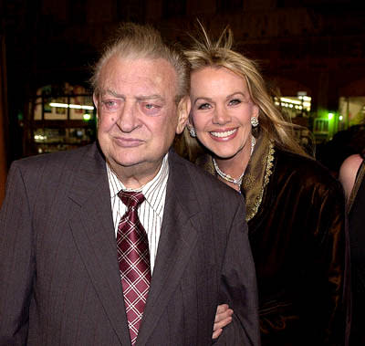 Rodney Dangerfield and wife Joan at the Hollywood premiere of Warner Brothers' The Majestic