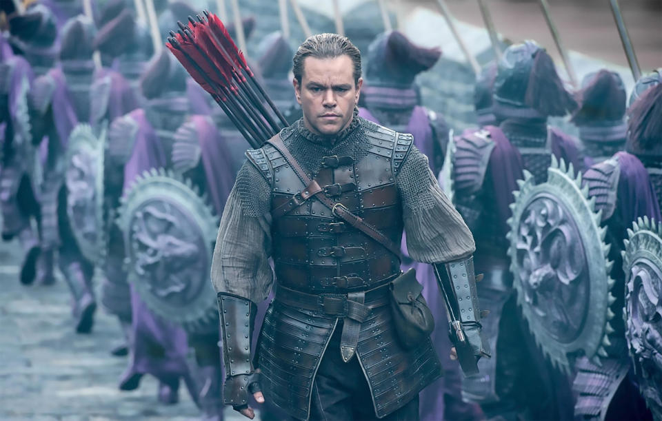 Matt Damon in "The Great Wall"