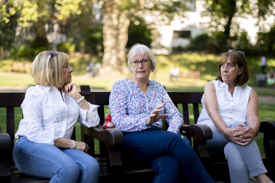 They call themselves ‘blood friends’ (Jordan Pettitt/PA)