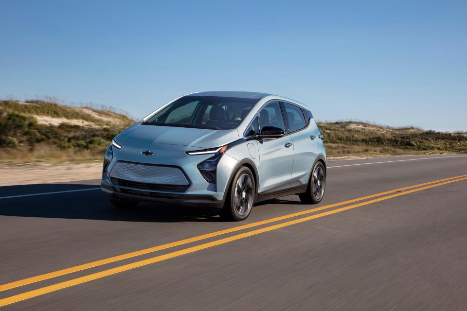 Chevrolet revealed the redesigned 2022 Chevrolet Bolt EV. It goes on sale this summer.