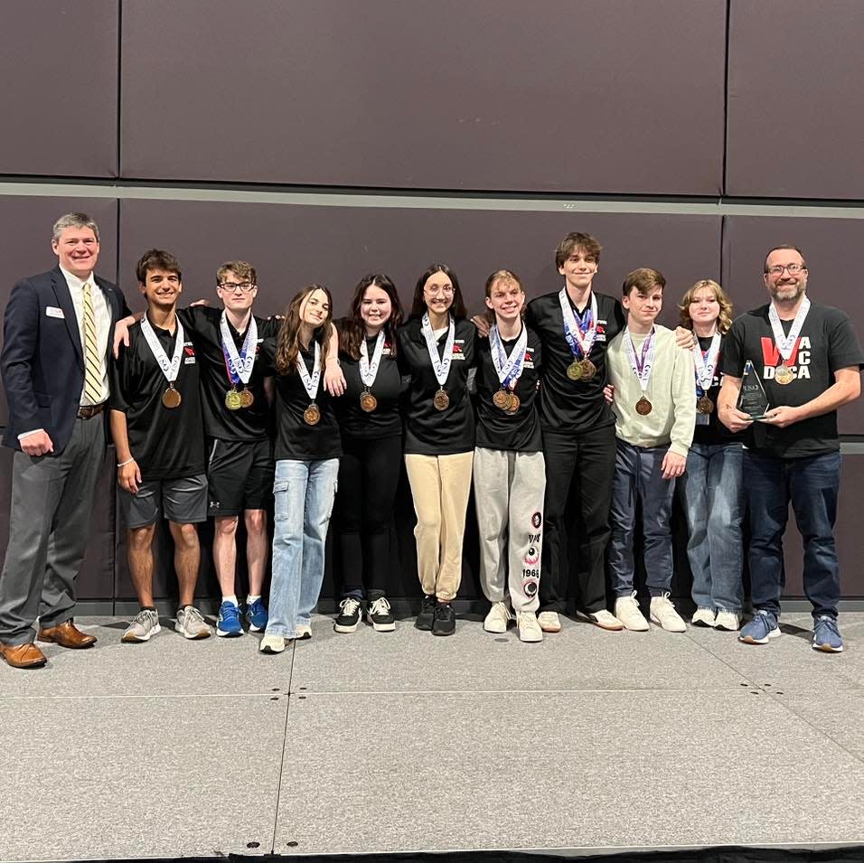 Westwood Regional High School's academic decathlon team WACADECA took home third place in the medium-sized school division at the 2024 United States Academic Decathlon.