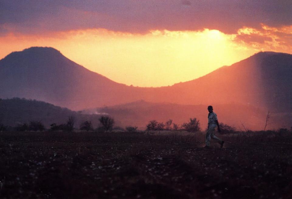 <div class="inline-image__caption"><p>A peasant walks past a cotton plantation in western Nicaragua.</p></div> <div class="inline-image__credit">Courtesy Bill Gentile</div>