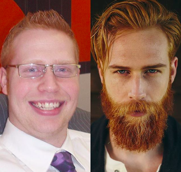 Growing a beard and shedding seven stone in weight has catapulted Gwilym Pugh to modelling stardom [Photo: Instagram/gwilympugh]