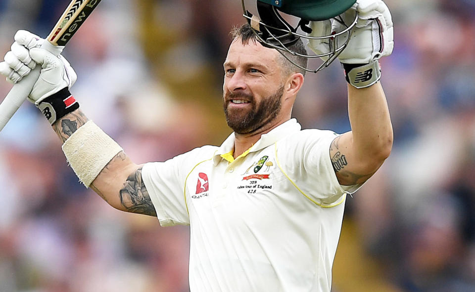 Matthew Wade, pictured here in the Ashes in 2019.
