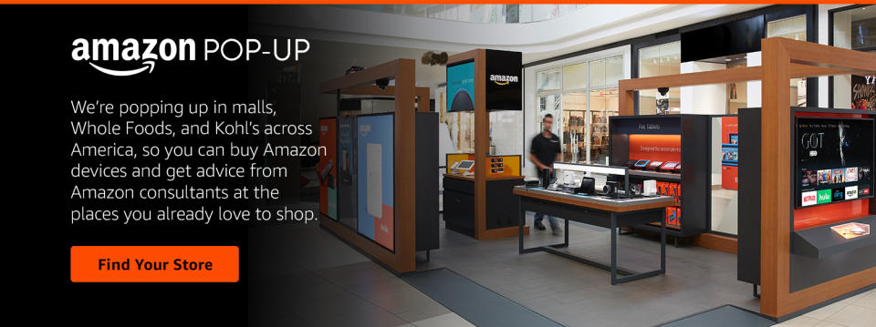 Amazon pop-up retail store