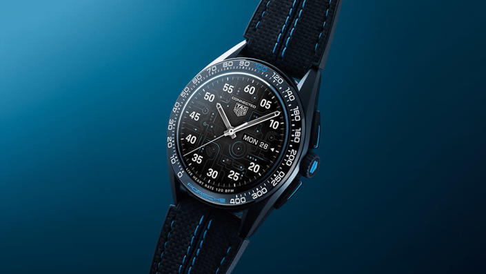 The TAG Heuer Connected Calibre E4 – Porsche Edition watch. - Credit: Tag Heuer