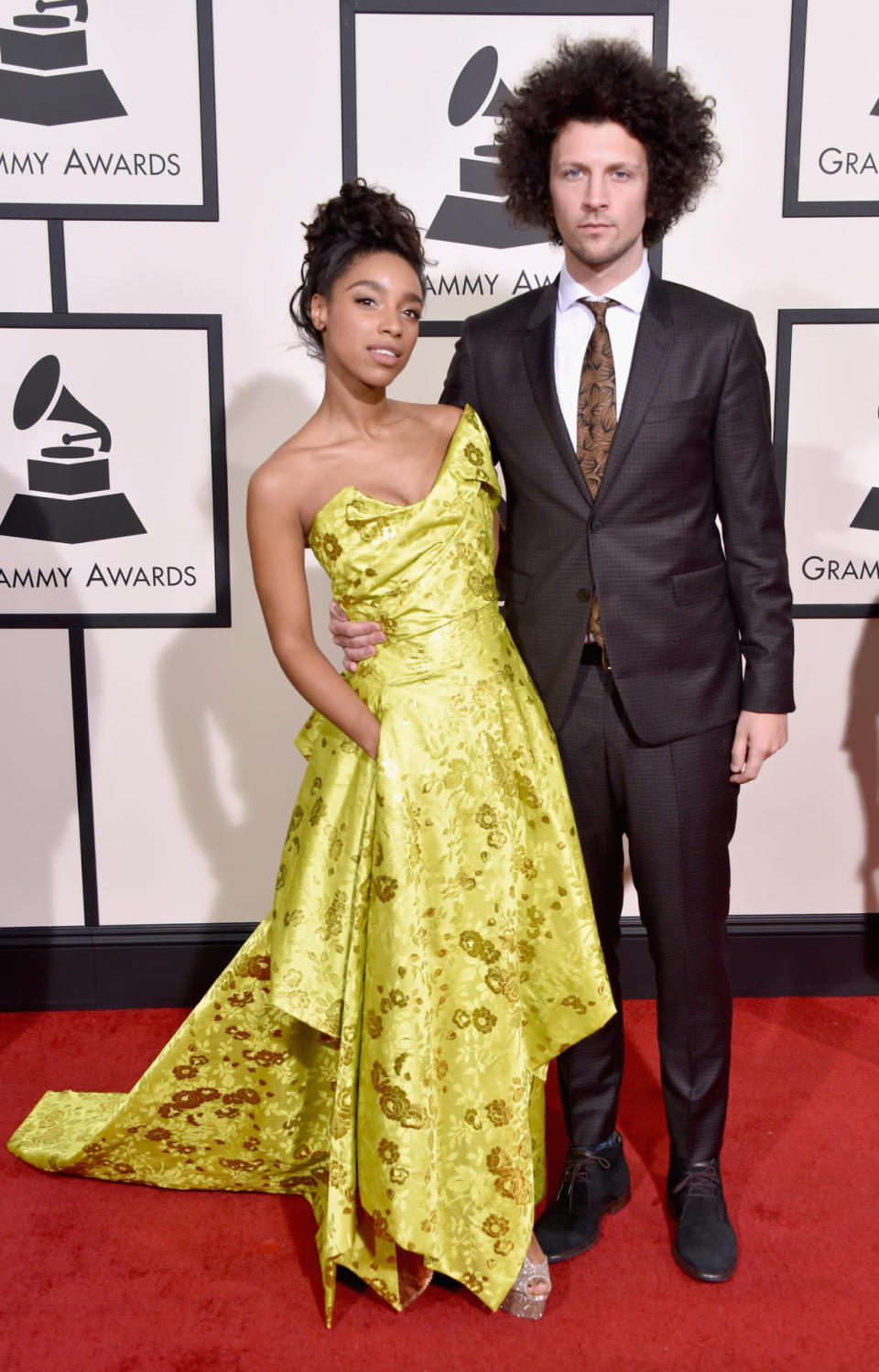 Best: Lianne La Havas and Ben Bapti at the 58th Grammy Awards at Staples Center in Los Angeles, California, on February 15, 2016.  